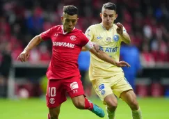 Leo Fernández en duelo contra el América 