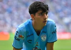 Kevin Álvarez en un partido de Pachuca