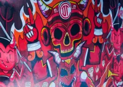 Tifo del Toluca en la Final de Ida del Apertura 2022 