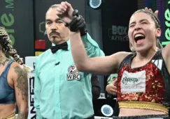 Yamile Mercado celebra su victoria ante Juárez 