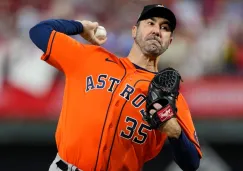 Justin Verlander en la Serie Mundial con los Astros