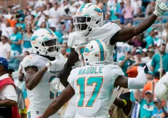 Dolphins celebran frente a Browns