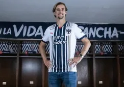 Jordi Cortizo en su presentación con Rayados