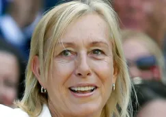 Martina Navratilova fue diagnosticada con cáncer de garganta y mama