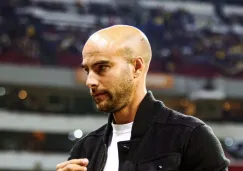 El técnico de La Franja en el Estadio Azteca tras el empate de Puebla