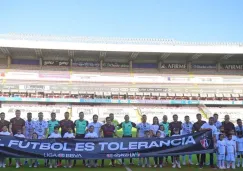 Atlas y Querétaro comparten mensaje de paz: "El futbol es tolerancia"