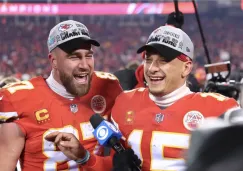 Mahomes celebra con Kelce el pase al Super Bowl tras vencer a Bengals