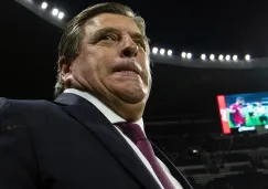 Miguel Herrera dirigiendo en el América vs Xolos