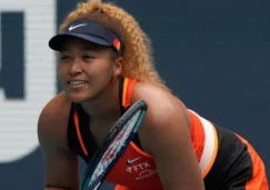 Naomi Osaka entrenando