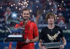 Daniil Medvedev y Andrey Rublev 