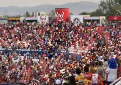 El Alfonso Lastras durante el conato de bronca en al San Luis vs Mazatlán