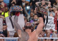 Roman Reigns retuvo sus campeonatos en WrestleMania