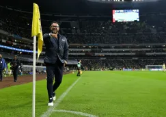 Antonio Mohamed en el Estadio Azteca