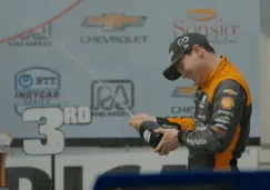 Patricio O'Ward se quedó con el tercer lugar en el Gran Premio de Road America en Wisconsin