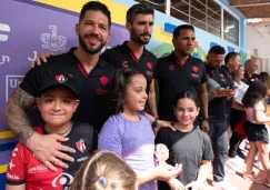 La convivencia se dio entre el equipo y los niños