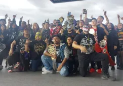 Fanáticos de la WWE en la Arena Ciudad de México 