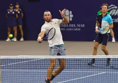 Santiago y Edouard jugando el Abierto de Los Cabos 