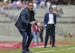 Mohamed en un partido de los Pumas