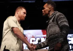 Canelo y Jermell en el primer cara a cara antes de la pelea