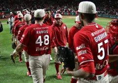 Diablos tras vencer a Pericos en el Juego 1