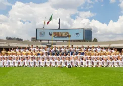 Pumas CU en la foto oficial de la temporada 2023 de la ONEFA