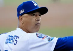 El manager de los Dodgers, Dave Roberts