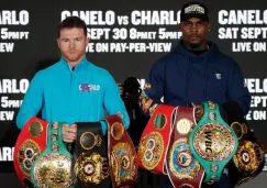 Canelo y Charlo previo a su pelea en Las Vegas