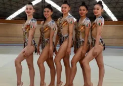 Las gimnastas se preparan en Israel 