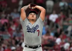 Julio Urías jugando con Los Angeles Dodgers 