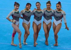 Equipo de gimnasia artistica en Santiago 2023