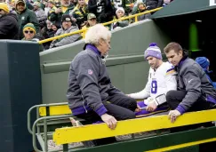 Kirk Cousins sale lesionado en la victoria de los Vikings ante los Packers