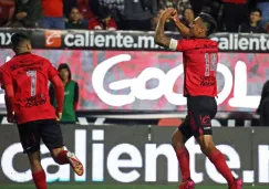 Rivera celebra el golazo que anotó contra Atlas