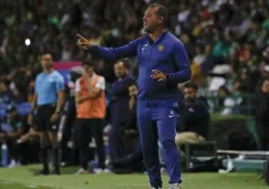 Hernández Pat durante el juego ante León