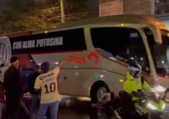 Atlético de San Luis hace su arribo al Coloso de Santa Úrsula para el partido de vuelta vs América