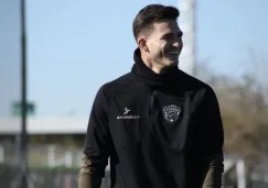 Jurado en un entrenamiento con Juárez