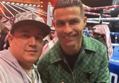 Reynoso junto a Cristiano Ronaldo