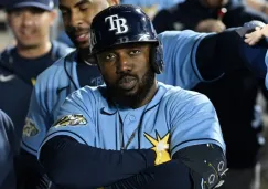 Randy Arozarena con los Tampa Bay Rays