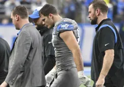 ¿Se perderá los Playoffs? Sam LaPorta salió lesionado del duelo ante los Vikings