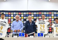 Pumas presentó de manera oficial a sus refuerzos para el Clausura 2024