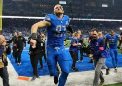  El emotivo momento de Aidan Hutchinson en la victoria de los Detroit Lions