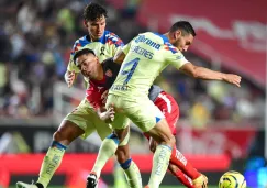 América con sufrido empate ante Necaxa; el VAR y las expulsiones los protagonistas