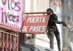 Los desmanes afuera de la Plaza de Toros México