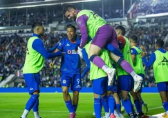 Sepúlveda celebra el gol de la victoria ante Tijuana