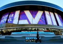 El majestuoso Allegiant Stadium previo al Super Bowl 2024 