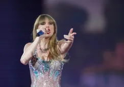 Taylor Swift llegó para ver a Travis Kelce 