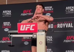 ¡Todo listo! Brandon Moreno y Brandon Royval vencieron la báscula para UFC Fight Night México