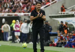 Gustavo Lema en el encuentro ante Chivas