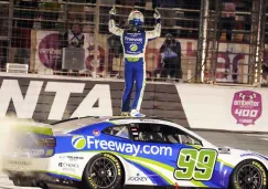 Daniel Suárez, piloto mexicano, se coronó en la NASCAR Cup Series en Atlanta Motor Speedway