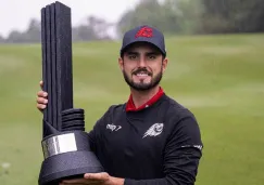 Abraham Ancer, golfista mexicano, se llevó la primera edición del torneo LIV Golf en Hong Kong