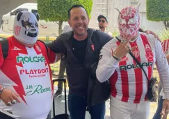 Afición de Necaxa recibe al equipo